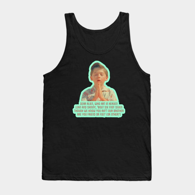 Asteroid City - Dear Alien Tank Top by Barn Shirt USA